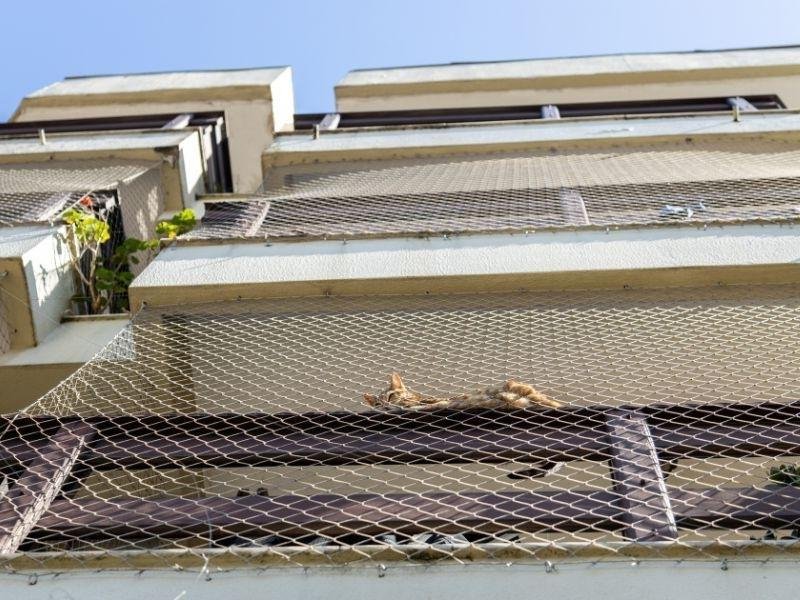 Instalação de rede de proteção em Niterói